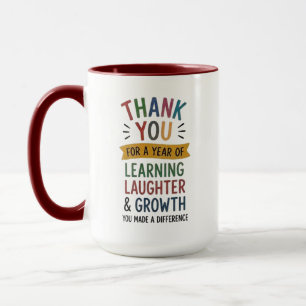 Thank You for a Year of Learning  Mug