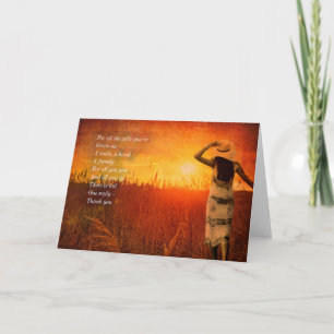 Thank you - For All the Gifts You've Given Me Card