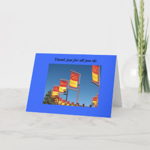 thank you for all you do card