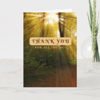 Thank You For All You Do (Philippians 1:3) Card