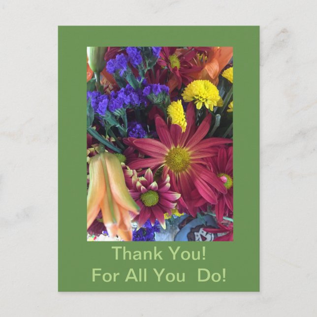 THANK YOU FOR ALL YOU DO - POSTCARD (Front)