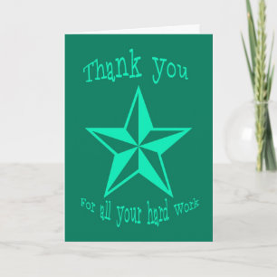 Thank you for all your hard work, you're a star