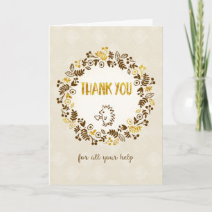 Thank You for All Your Help - Pretty Little Nature Card