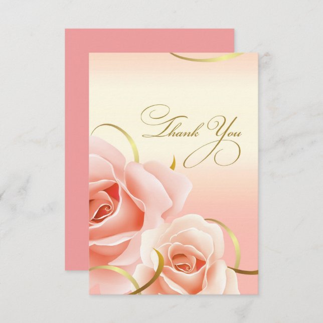 Thank You for Attending Anniversary Party Cards (Front/Back)