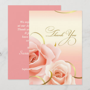 Thank You for Attending Anniversary Party Cards
