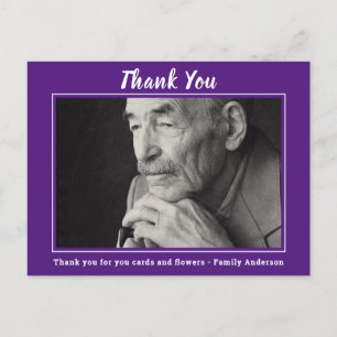 Thank You For Attending Funeral Memorial  Postcard