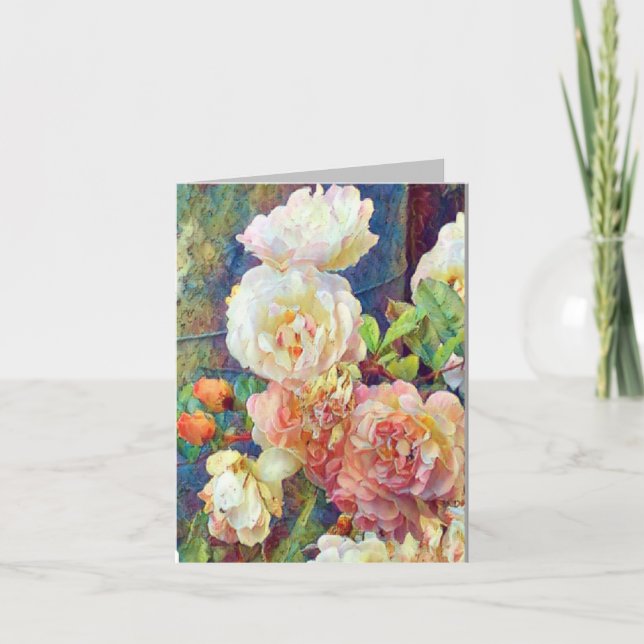 Thank you for attending funeral  note card (Front)