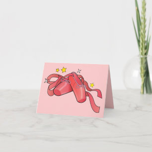 Thank you for Attending my Dance Recital Shoes Card