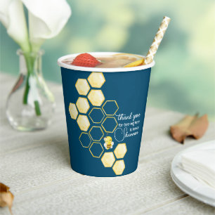 Thank You For Bee-ing Here Paper cup