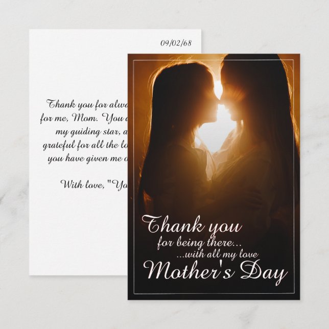 Thank You for Being Here – Mother’s Day (Front/Back)