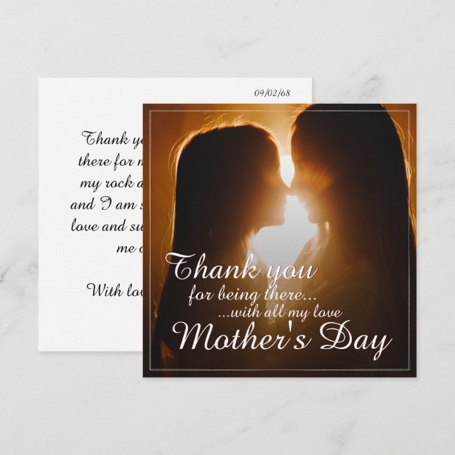 Thank You for Being Here – Mother’s Day (Front/Back)