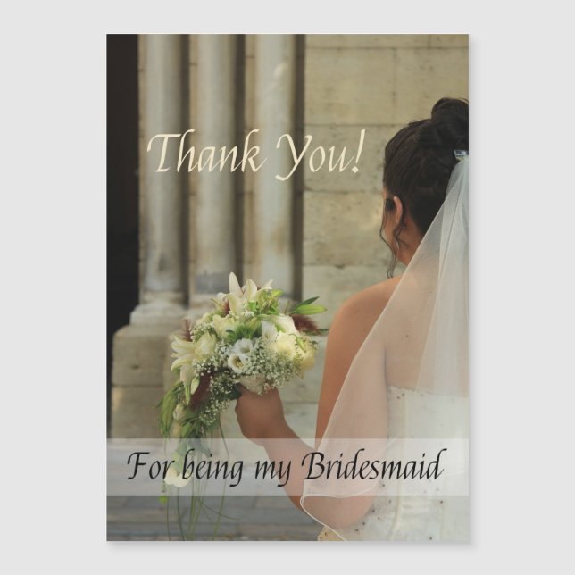 Thank you for being my Bridesmaid (Front)