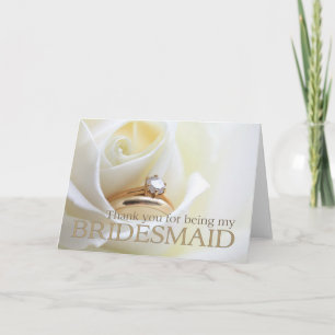 Thank you for being my Bridesmaid Card