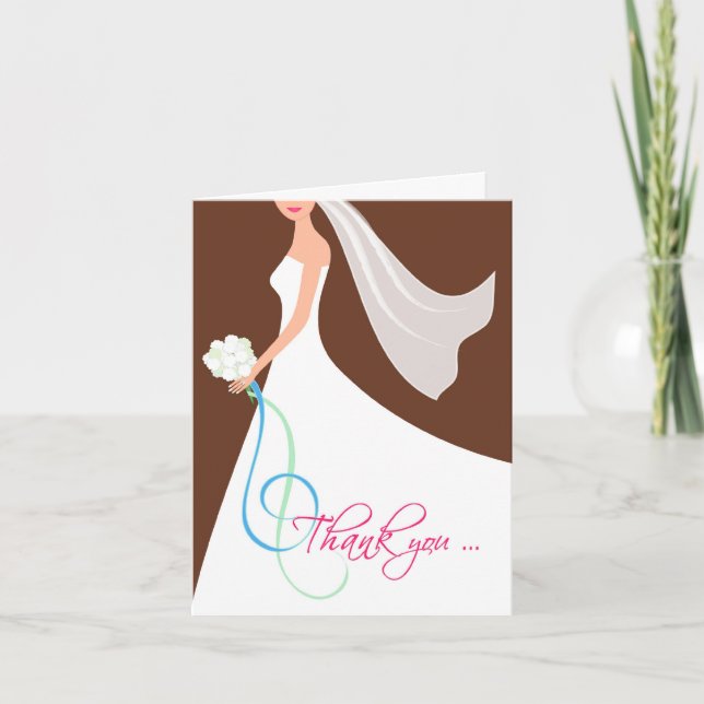 Thank you for being my bridesmaid - Chocolate Card (Front)