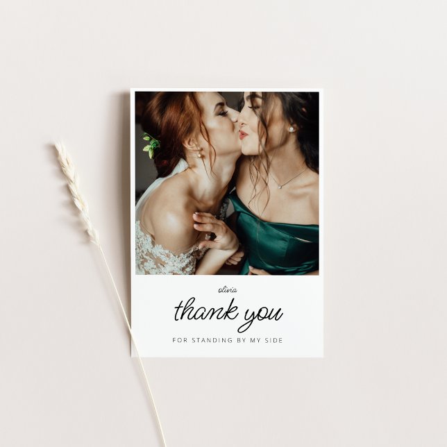 Thank You for Being My Bridesmaid Invitation (Creator Uploaded)