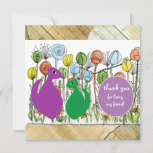 Thank you for being my friend card