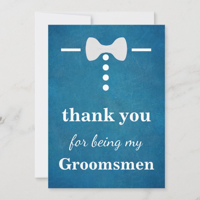 Thank you For Being My Groomsmen (Front)