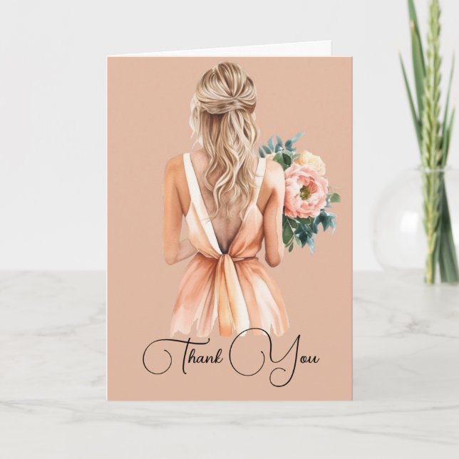 Thank You for being my Maid of Honour Card (Front)