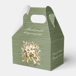 Thank you for being our guest Christmas wedding Favor Box