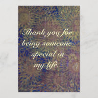 Thank You For Being Special