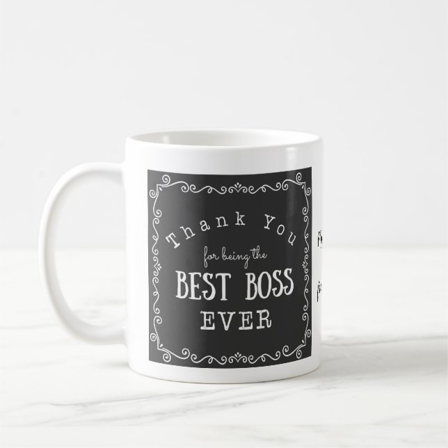 thank you for being the best boss ever  Mug (Left)
