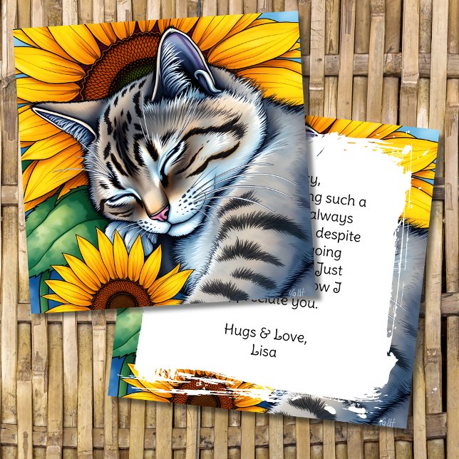 Thank you for Being There Personalized  Card (Creator Uploaded)