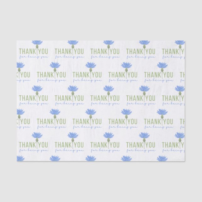 Thank You For Being You Tissue Paper (Front)