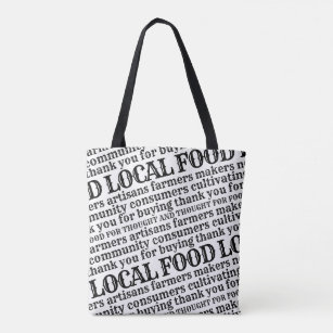 Thank You for Buying Local Food Tote