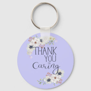 Thank You For Caring Caregiver Appreciation Keychain
