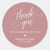 Thank you for celebrating with us, Wedding