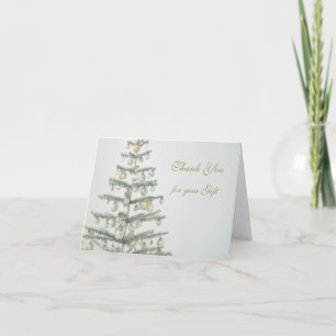 Thank you for Christmas gift - Christmas tree with