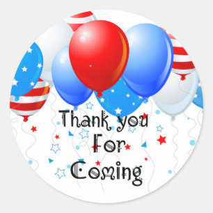 Thank you for coming b.day sticker