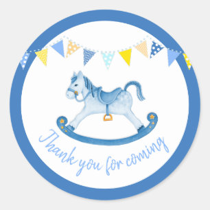 Thank you for coming baby shower stickers