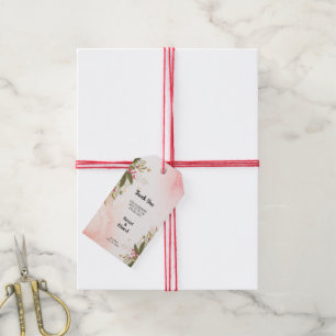 Thank You for Coming Christmas Wedding Favour Gift Gift Tags