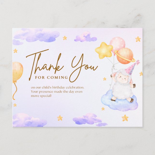 Thank you for coming  postcard (Front)