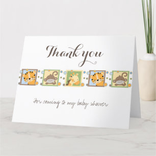 Thank you for coming to my baby shower