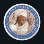 Thank You For Coming To My Baptism Modern Photo Magnet<br><div class="desc">This simple and classic design is composed of serif typography and add a custom photo. Thank you for coming to the holy Baptism.</div>