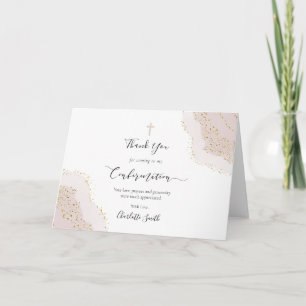 Thank you for coming to my Confirmation Card