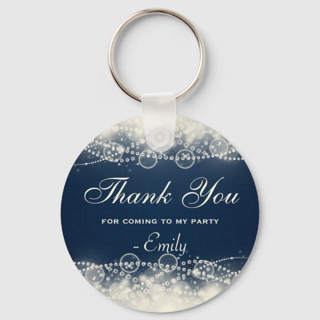Thank You for Coming to my Party Keychain (Front)