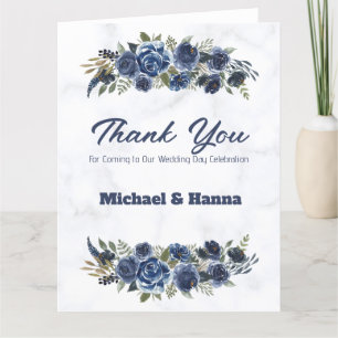 Thank You For Coming to Our Wedding Day Card