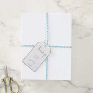 Thank you for coming Wedding Favour Gift Tags