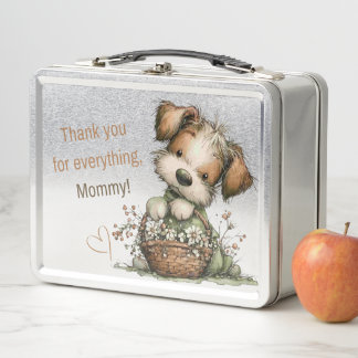 Thank you for everything, Mom! Metal Lunch Box
