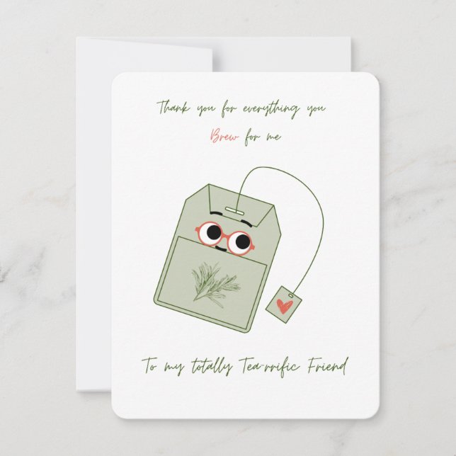 Thank you for everything you brew for me holiday card (Front)