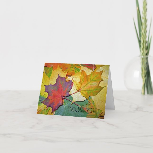 Thank You for Friendship Thanksgiving Card (Front)