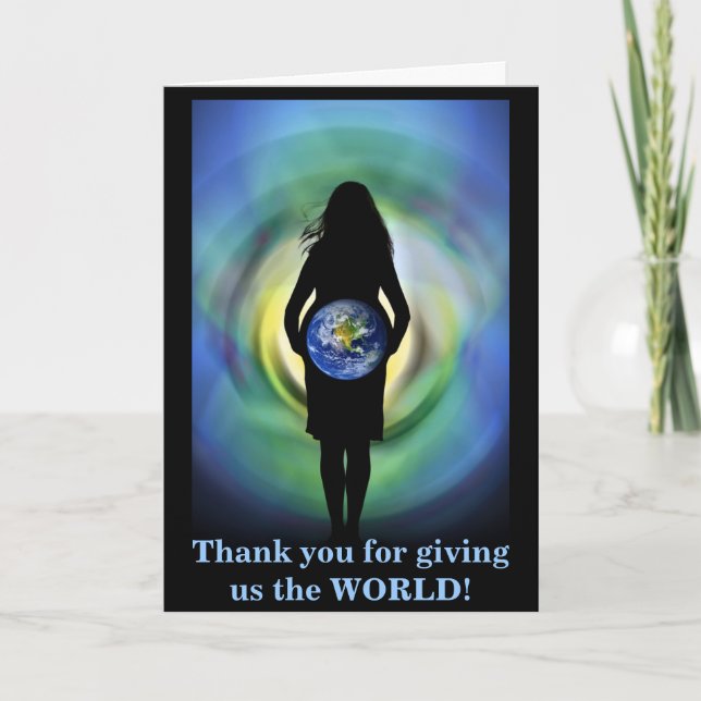 Thank you for giving us the WORLD adoption cards (Front)