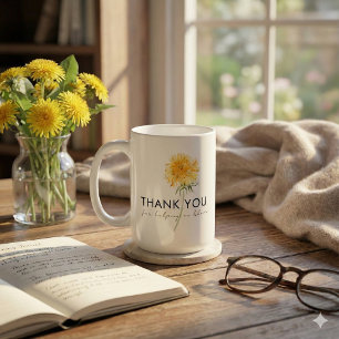 Thank You For Helping Me Bloom Mug