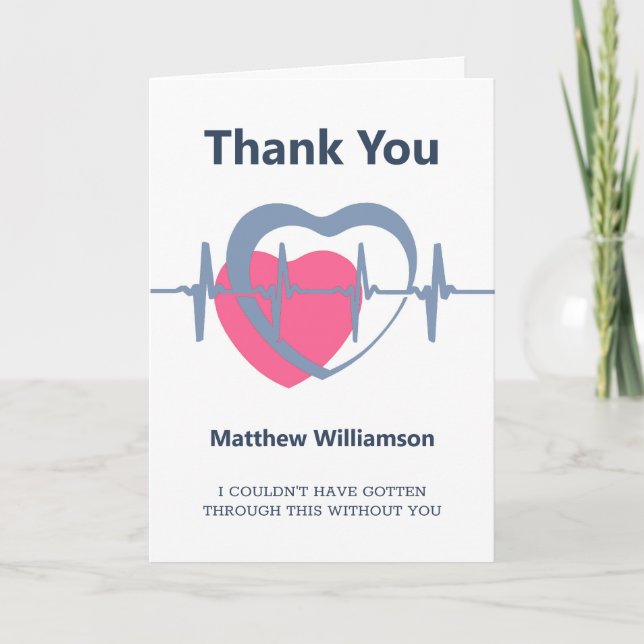 Thank You for Helping Me Card (Front)