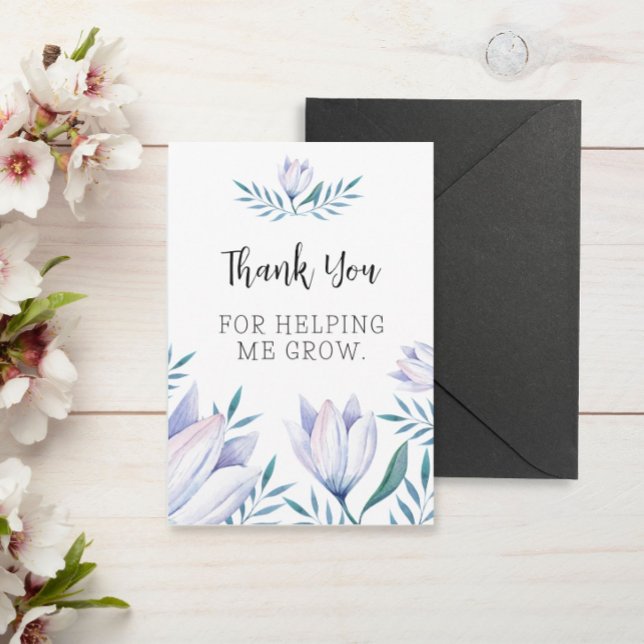 Thank You For Helping Me Grow Card (Creator Uploaded)
