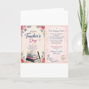 “Thank You for Helping Me Grow – Happy Teachers’ D Card
