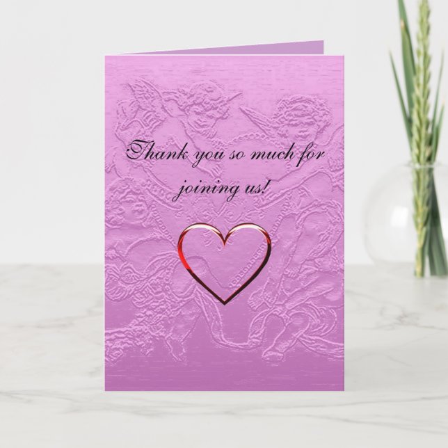 Thank You For Joining Us Card (Front)